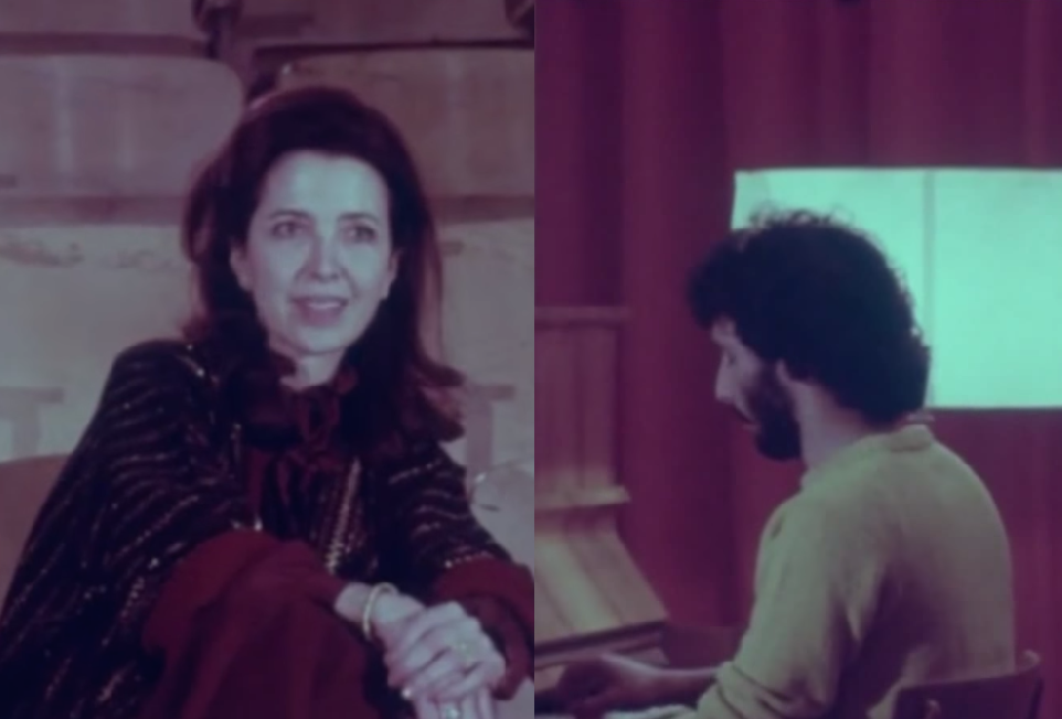Nadia Tueni (Left) and Haitham Haddad (Right)